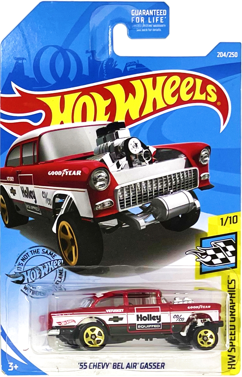 Hot Wheels - '55 Chevy Bel Air Gasser Red (B11)