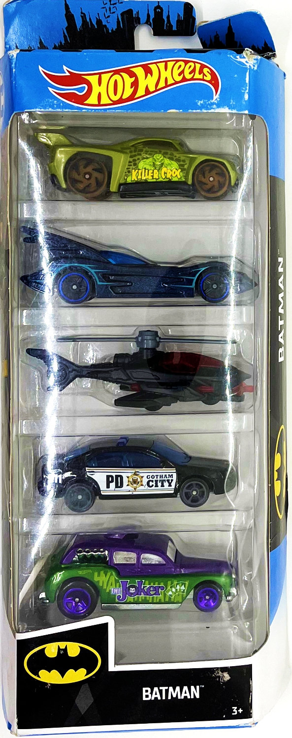 Hot Wheels - 5pack Batman III - poškozený obal