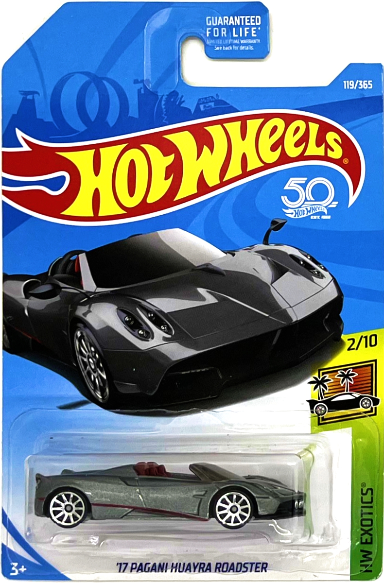 Hot Wheels - '17 Pagani Huayra Roadster Grey (B6)