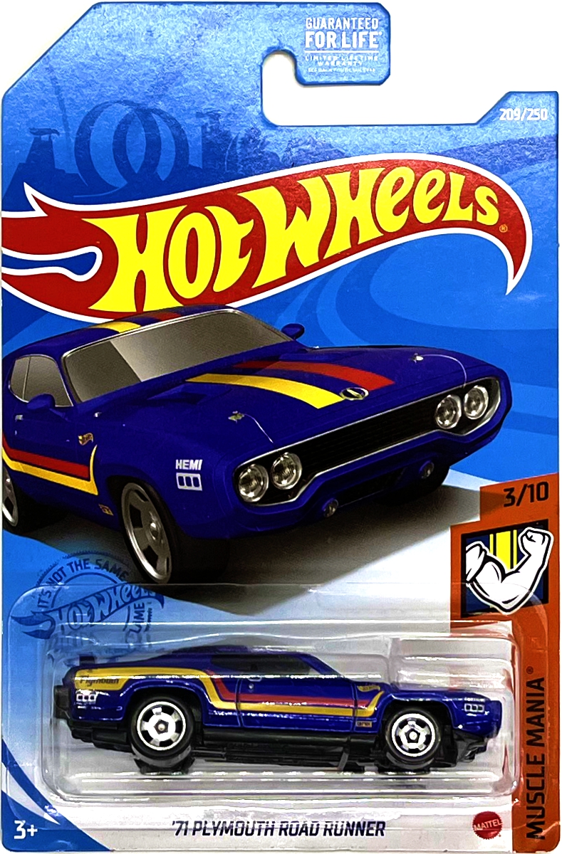 Hot Wheels - '71 Plymouth Road Runner Blue (B6)