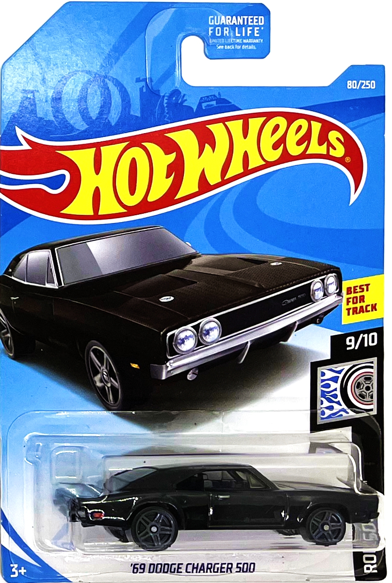 Hot Wheels - '69 Dodge Charger 500 Black (B4)