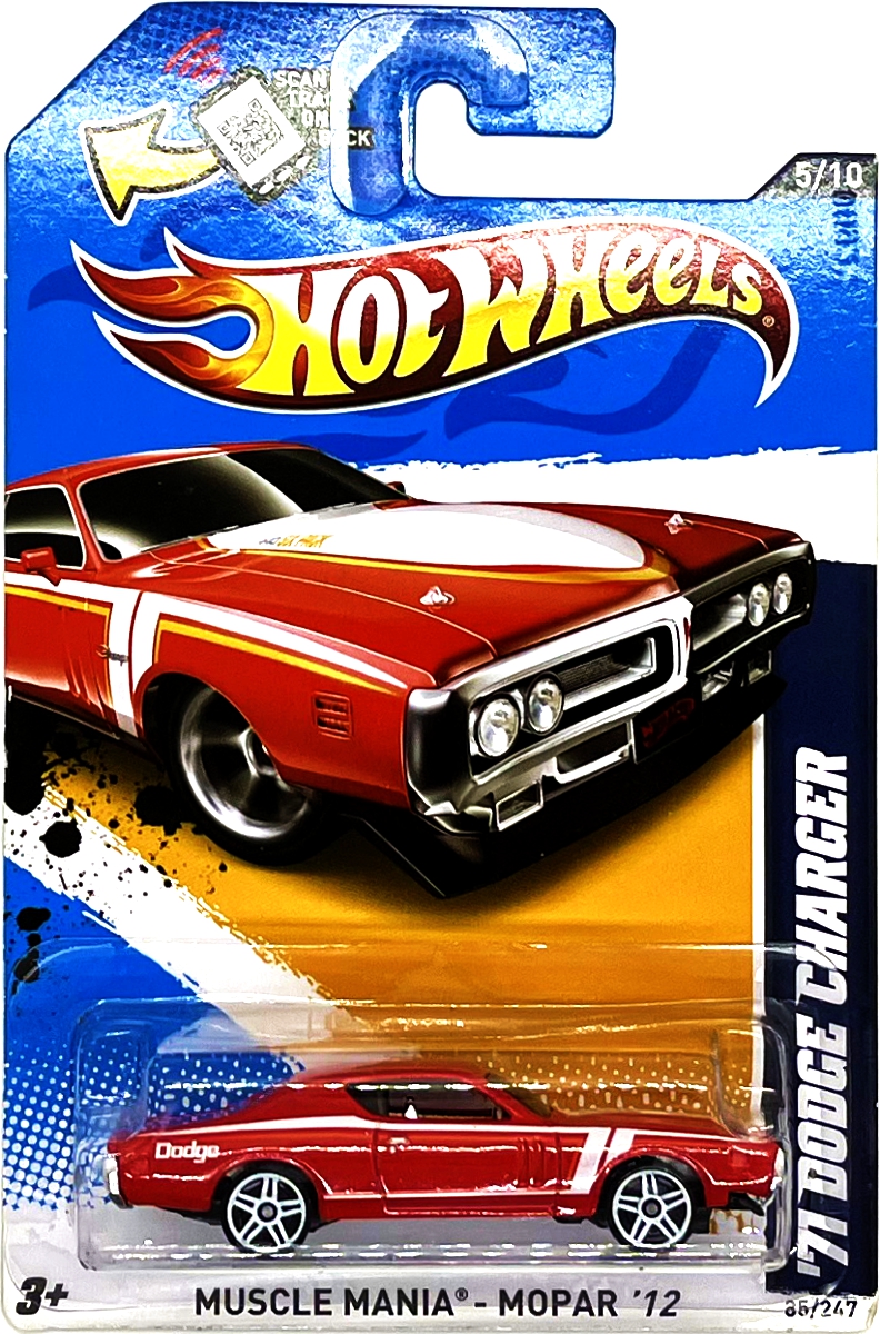 Hot Wheels - '71 Dodge Charger Red (B4)