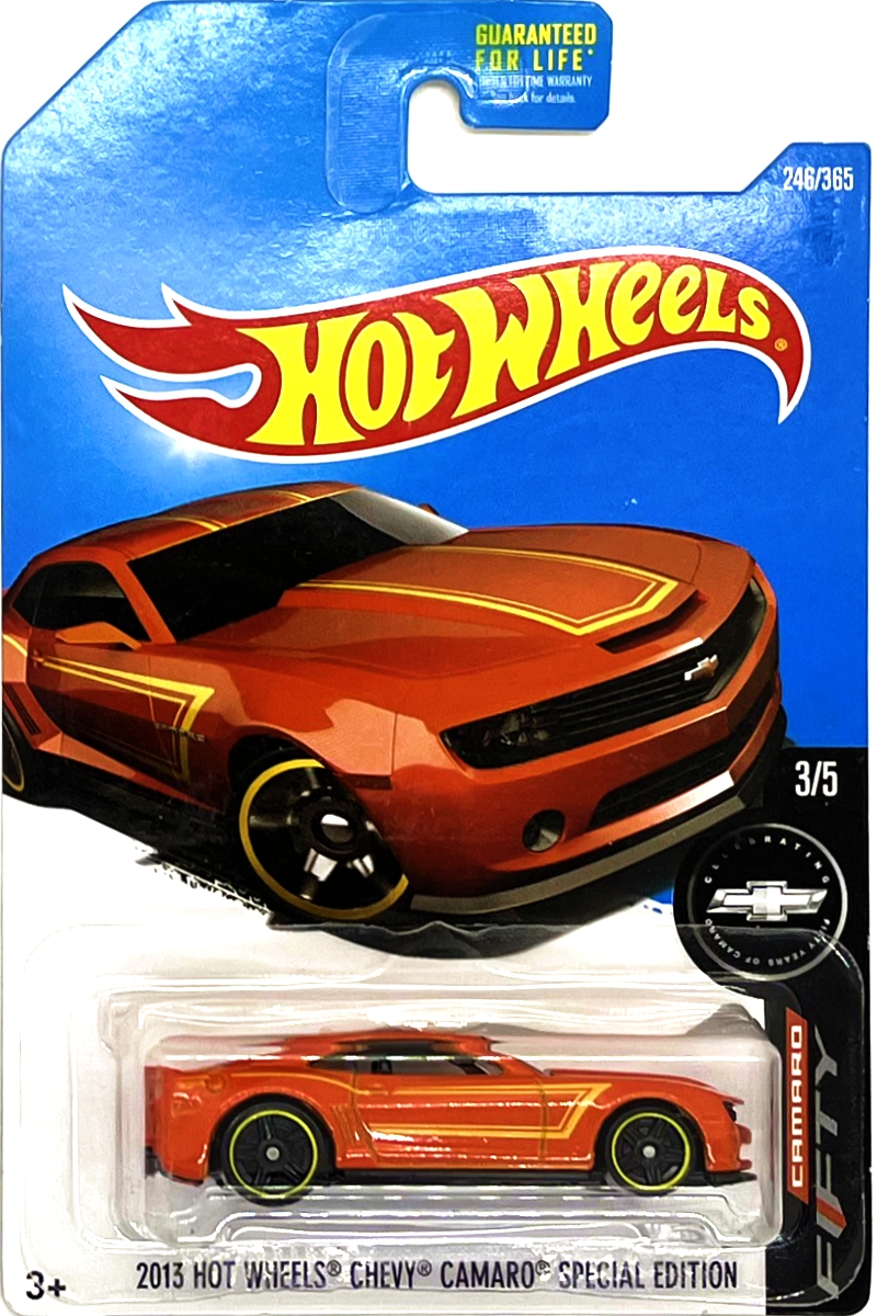 Hot Wheels - 2013 Hot Wheels Chevy Camaro Special Edition Orange (B4)