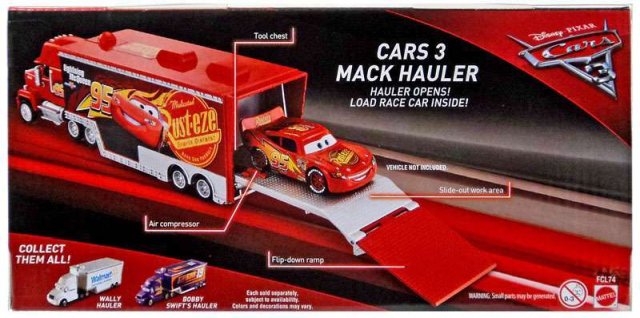 Cars 3 (Auta 3) - Mack Hauler (délka cca 23 cm)