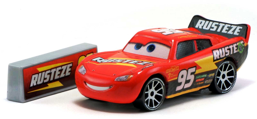 Cars 3 (Auta 3) - Lighting McQueen Nr. 5 (Blesk McQueen) - NASCAR - stříbrné disky