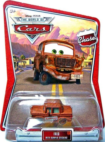 Cars (Auta) - Fred Chase with Bumper Stickers - The World Of Cars