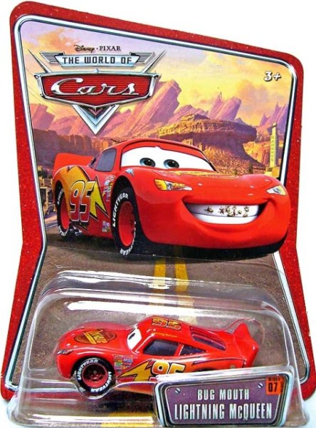 Cars (Auta) - Bug Mouth Lightning McQueen (Blesk s mouchami na zubech) - The World Of Cars