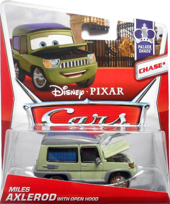 Cars 2 (Auta 2) - Miles Axlerod with Open Hood (Miles Axlerod s otevřenou kapotou) CHASE