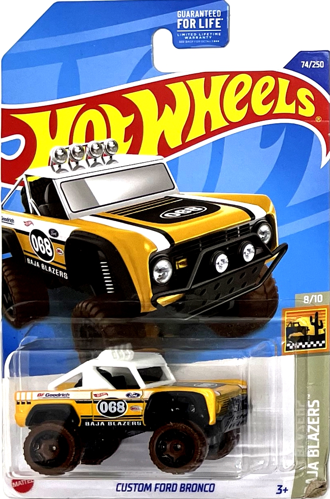 Hot Wheels - Custom Ford Bronco Yellow (C1)