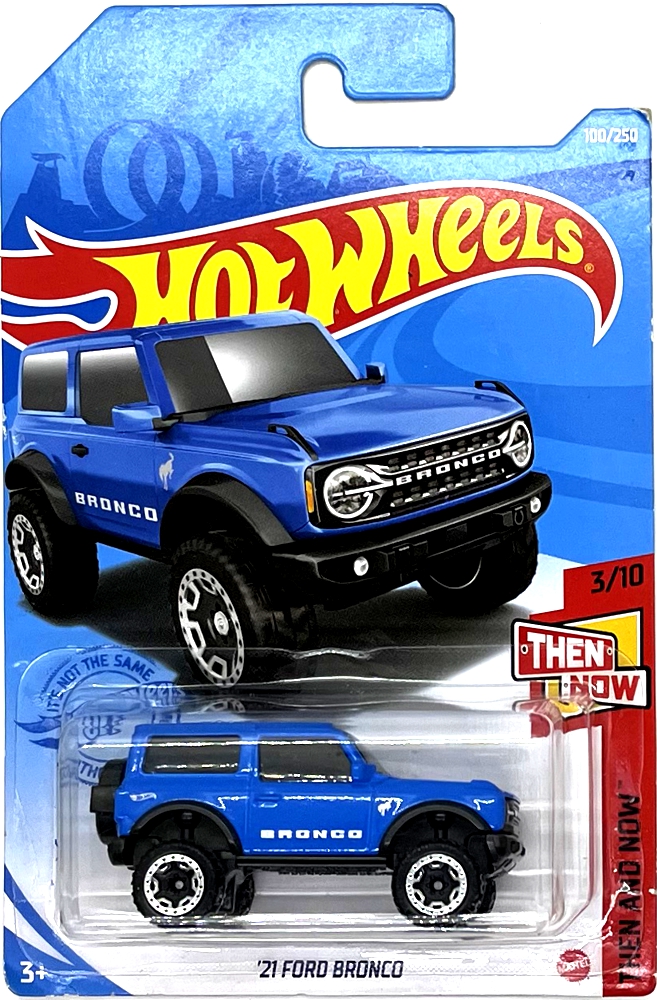 Hot Wheels - 21 Ford Bronco Blue (C1)