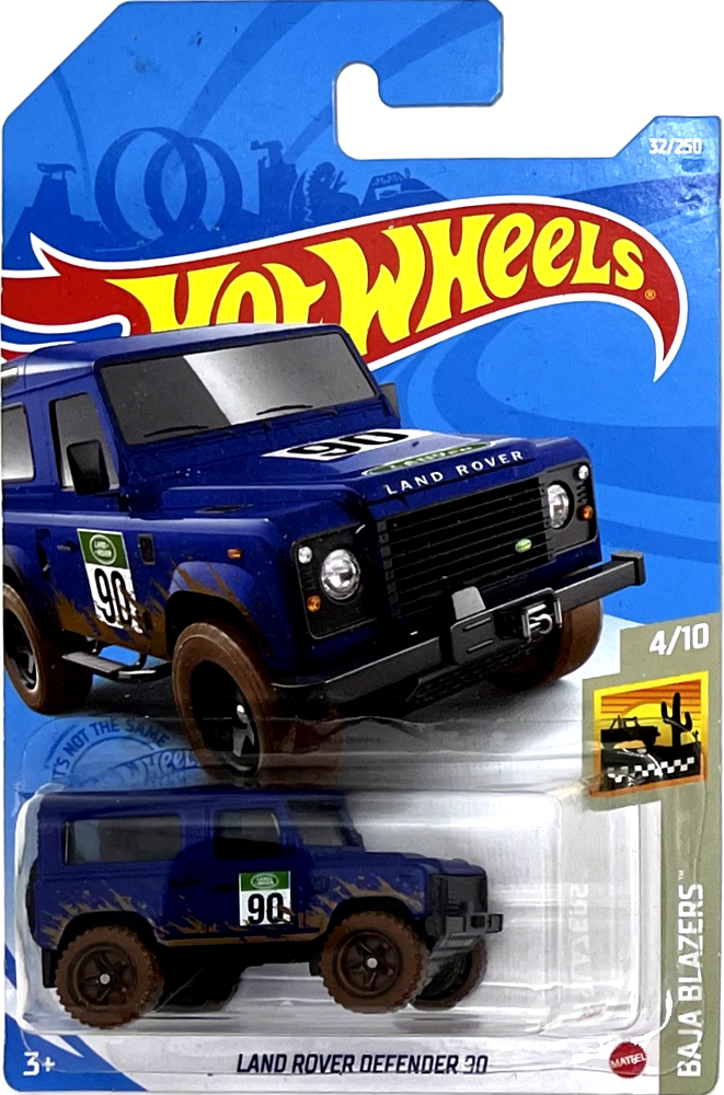Hot Wheels - Land Rover Defender '90 Blue (C1)