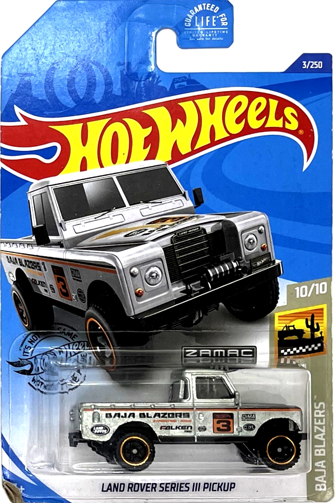 Hot Wheels - Land Rover Series III Pickup Silver (C1)