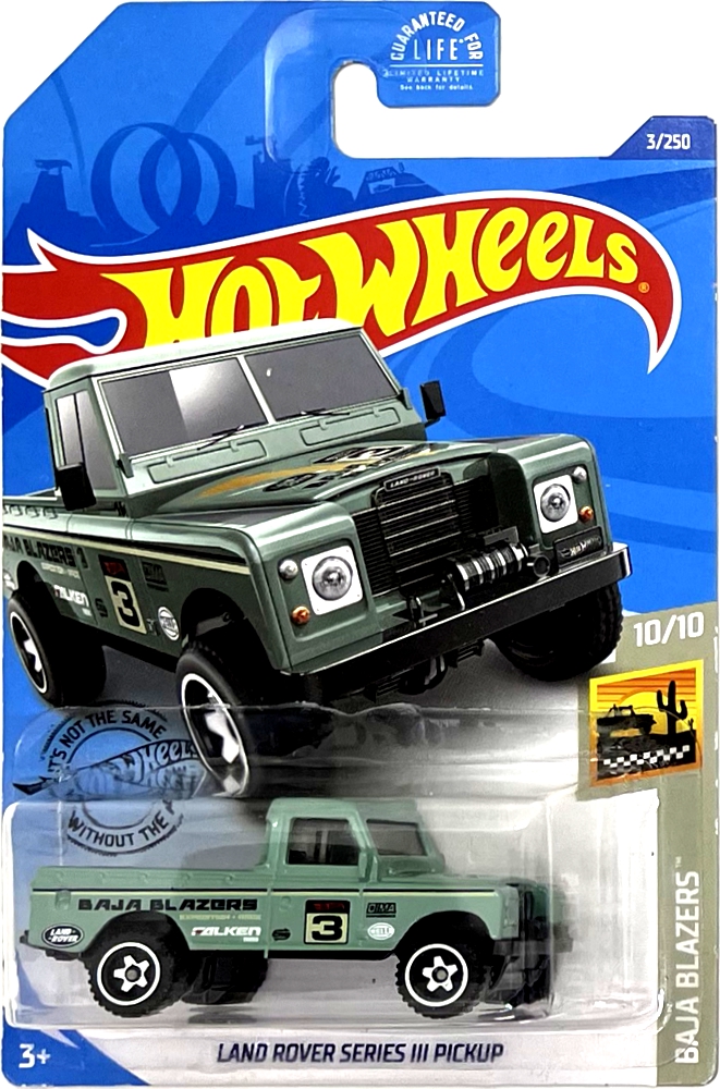 Hot Wheels - Land Rover Series III Pickup Lightgreen (C1)