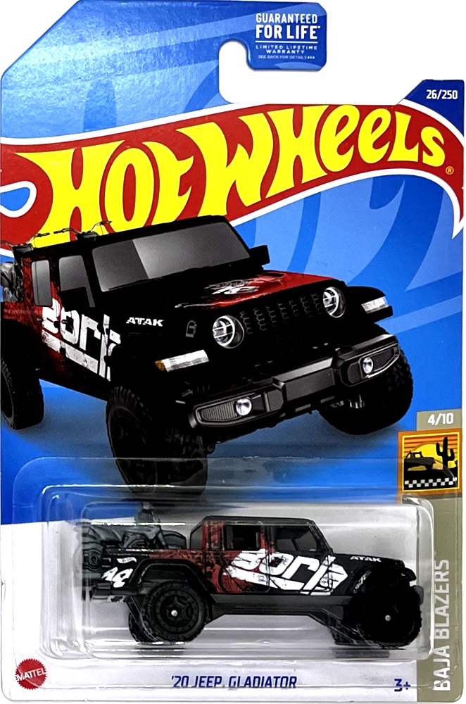 Hot Wheels - '20 Jeep Gladiator Black - Borla (C1)