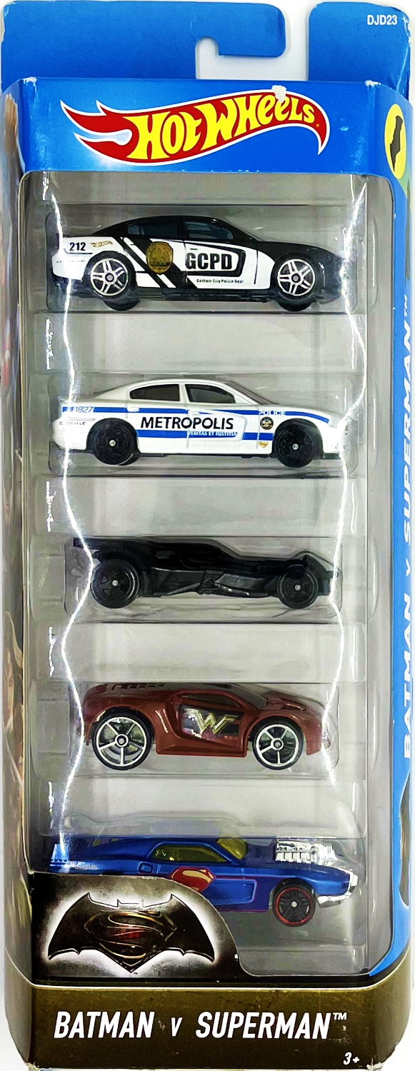 Hot Wheels - 5pack Batman v Superman