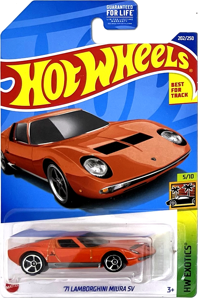 Hot Wheels - '71 Lamborghini Miura SV Orange (C2)