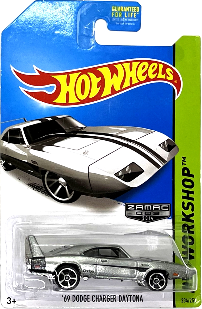 Hot Wheels - '69 Dodge Charger Daytona Silver (C2)