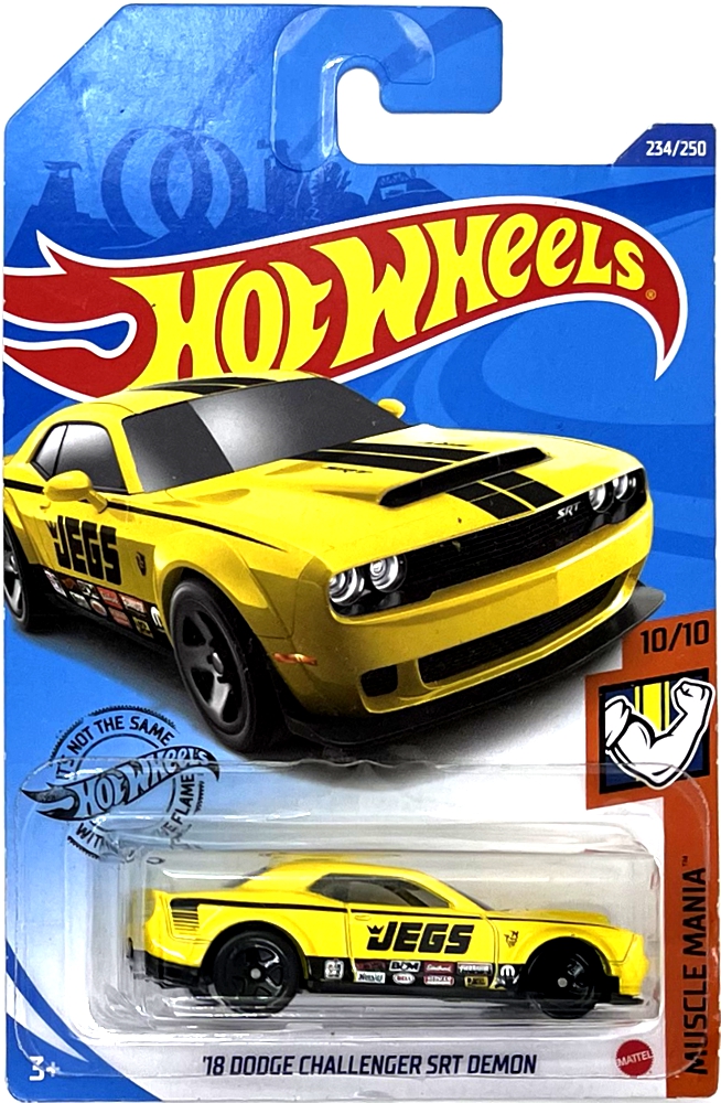 Hot Wheels - '18 Dodge Challenger SRT Demon Yellow (C2)