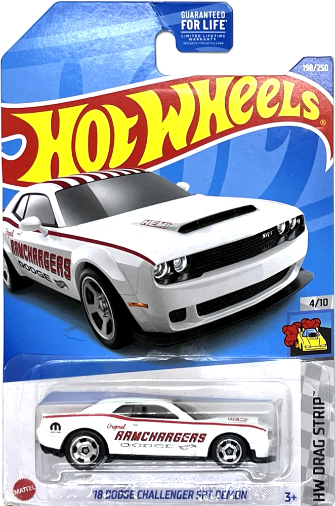 Hot Wheels - '18 Dodge Challenger SRT Demon White (C3)