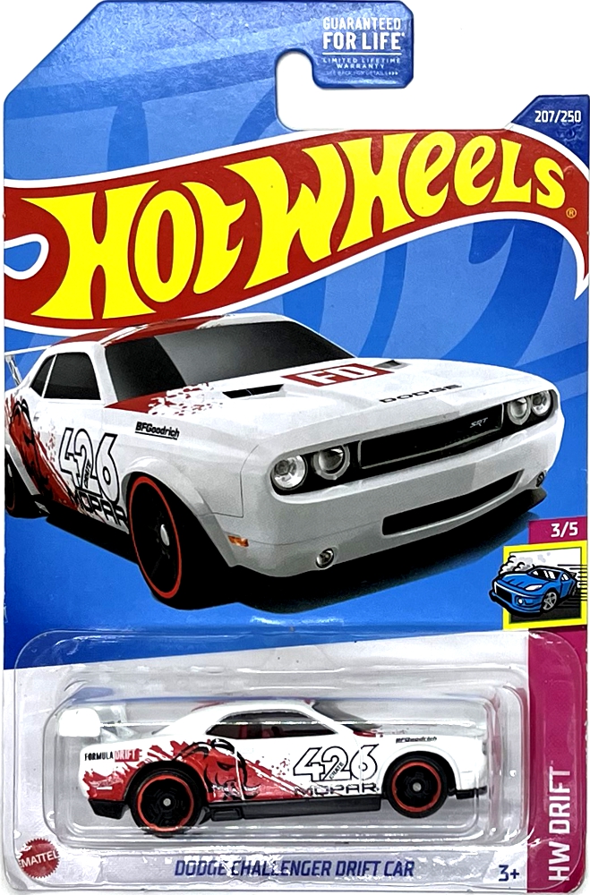 Hot Wheels - Dodge Challenger Drift Car White (C3)