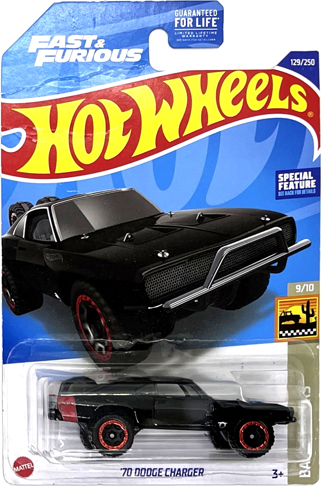 Hot Wheels - '70 Dodge Charger Black (C3)