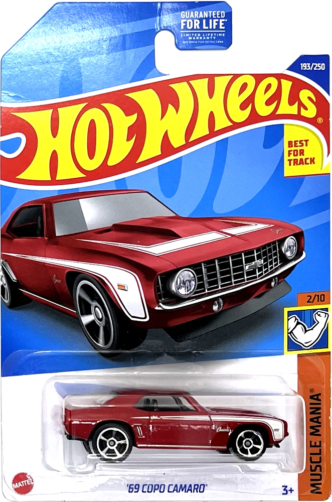 Hot Wheels - '69 Copo Camaro Red (C3)