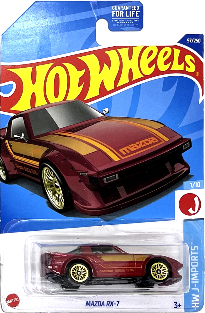 Hot Wheels - Mazda RX-7 Burgundy (C3)