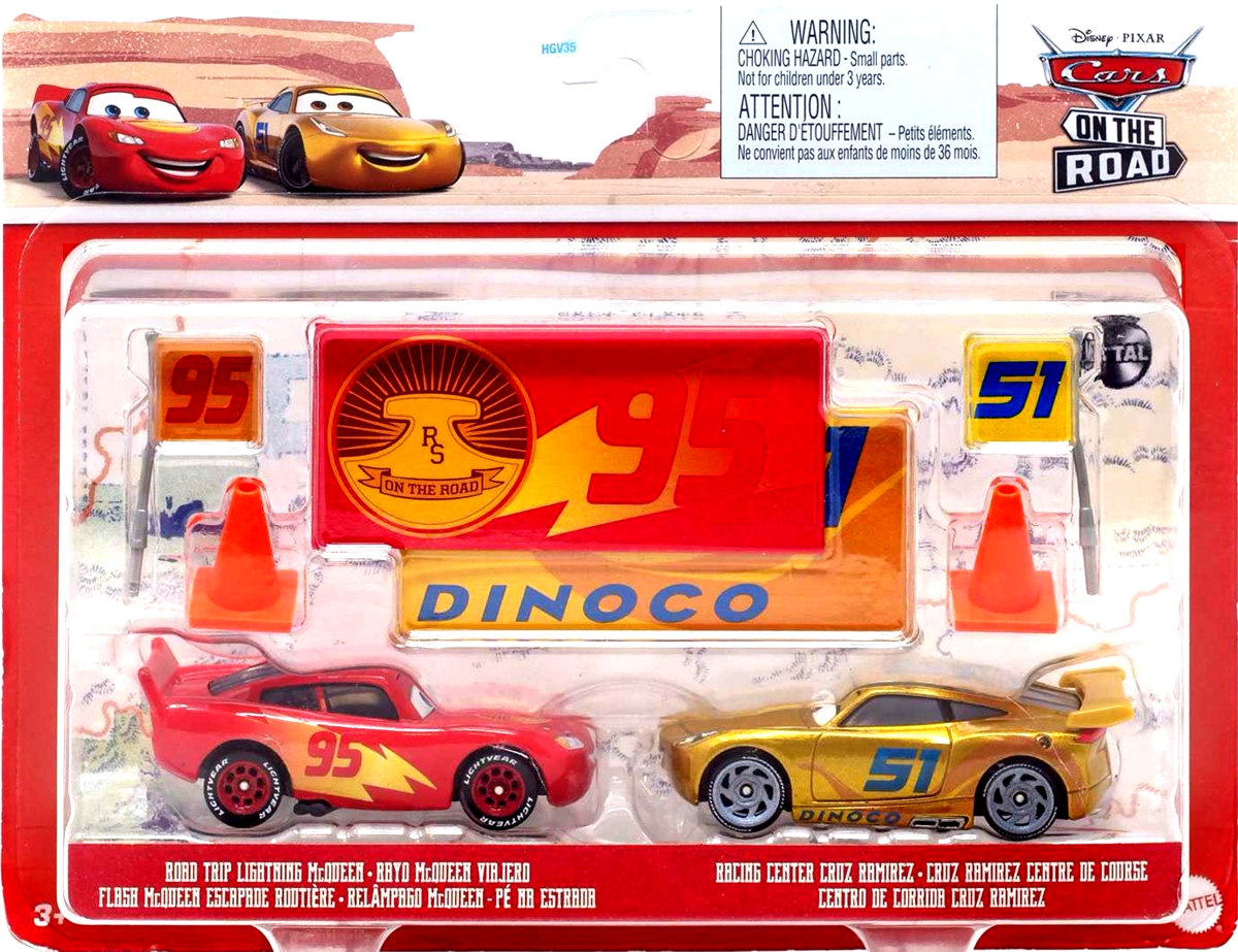 Cars (Auta) - Road Trip Lightning McQueen + Racing Center Cruz Ramirez