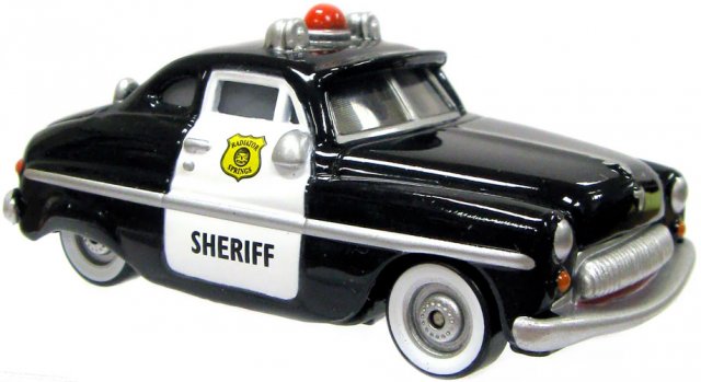 Cars Sheriff - měnicí pohled