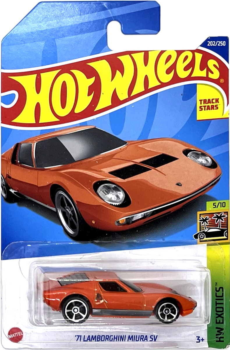 Hot Wheels - '71 Lamborghini Miura SV Orange (C4)