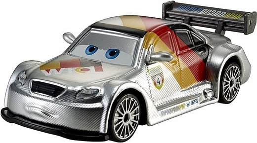 Cars 2 (Auta 2) - Max Schnell with Metallic Finish (Silver Racer)