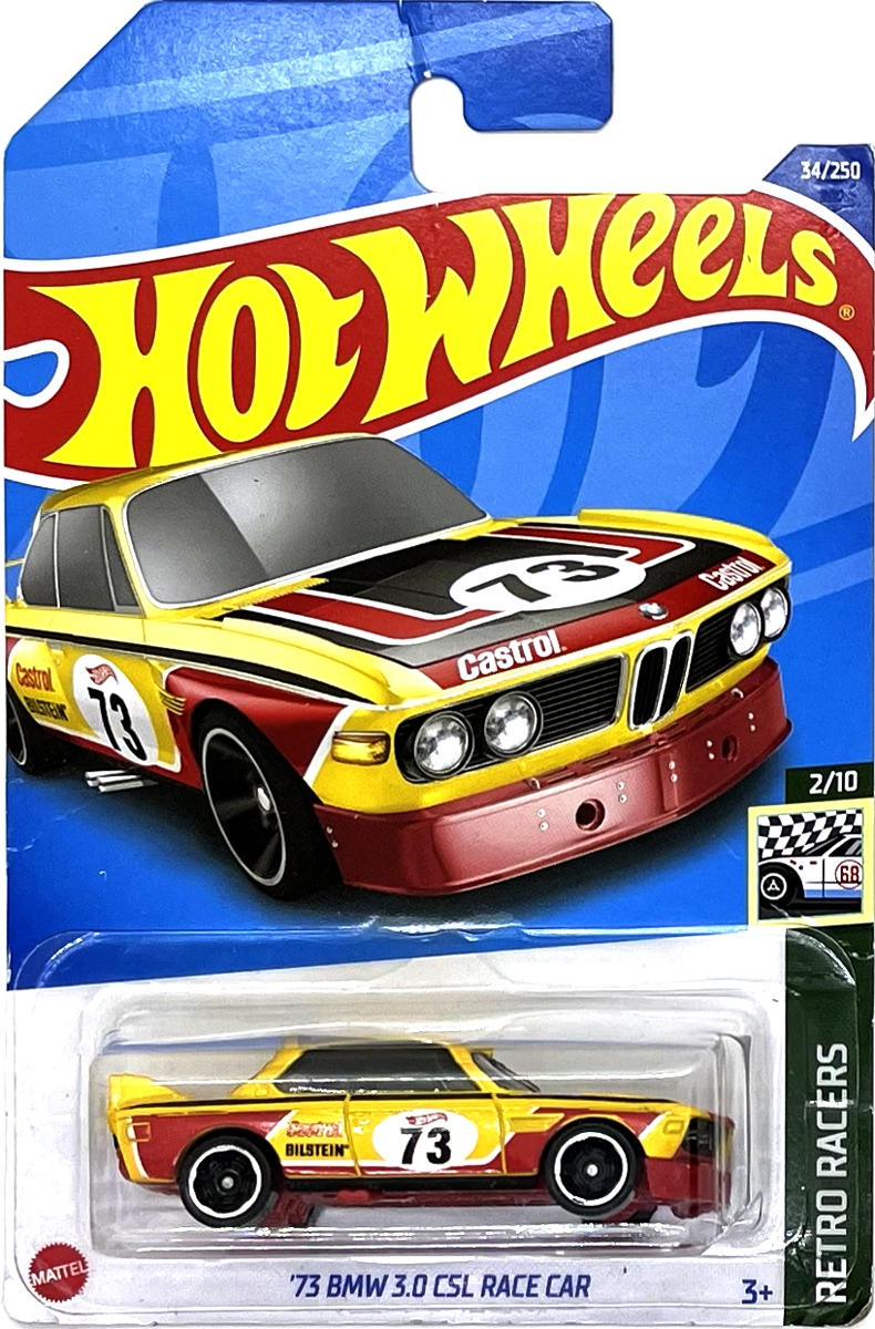 Hot Wheels - '73 BMW 3.0 CSL Race Car Yellow (C4)