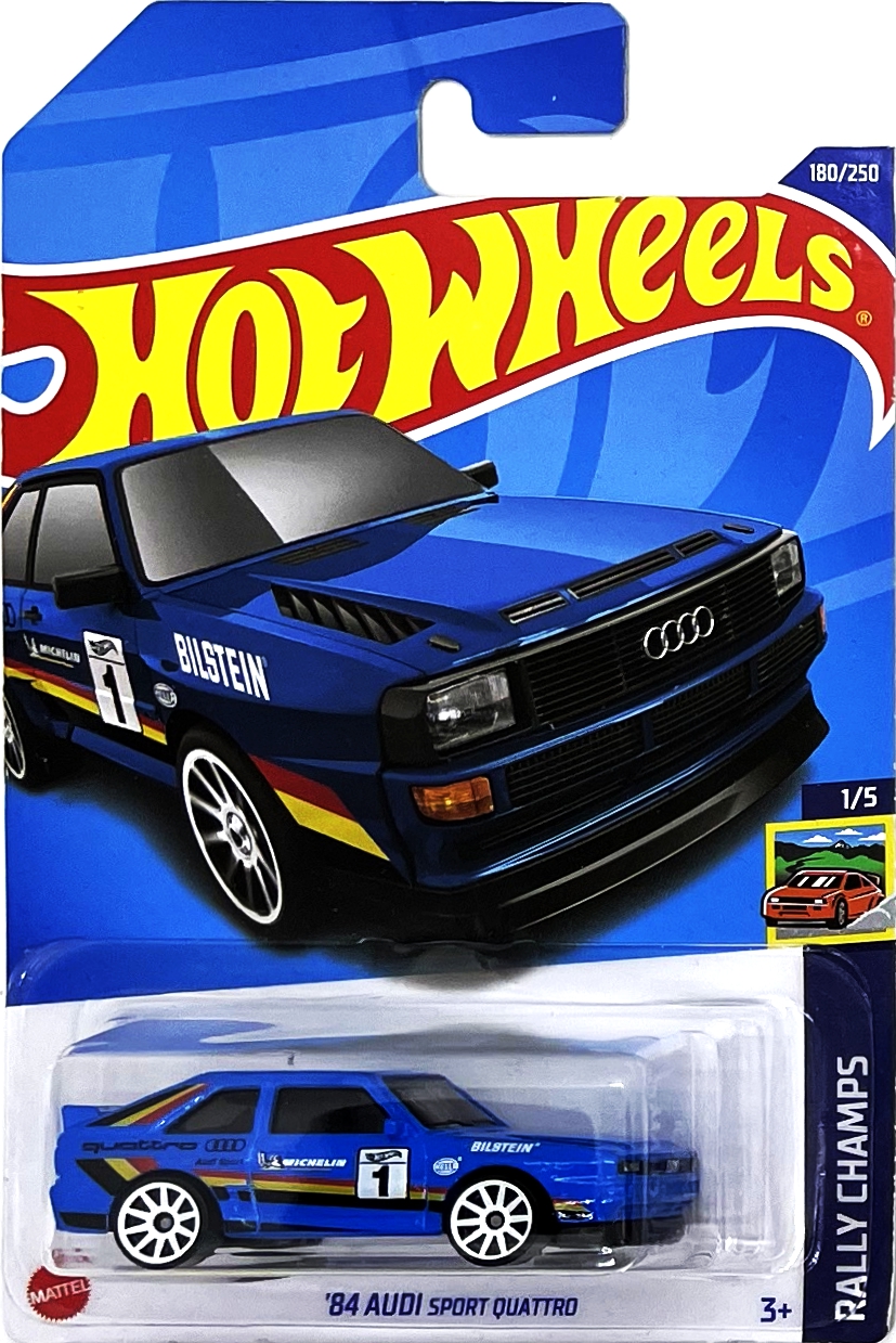 Hot Wheels - '84 Audi Sport Quattro Blue (C4)
