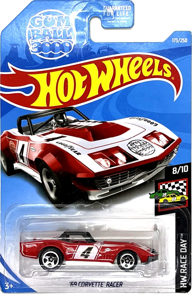 Hot Wheels - '69 Corvette Racer Red-White (C5)