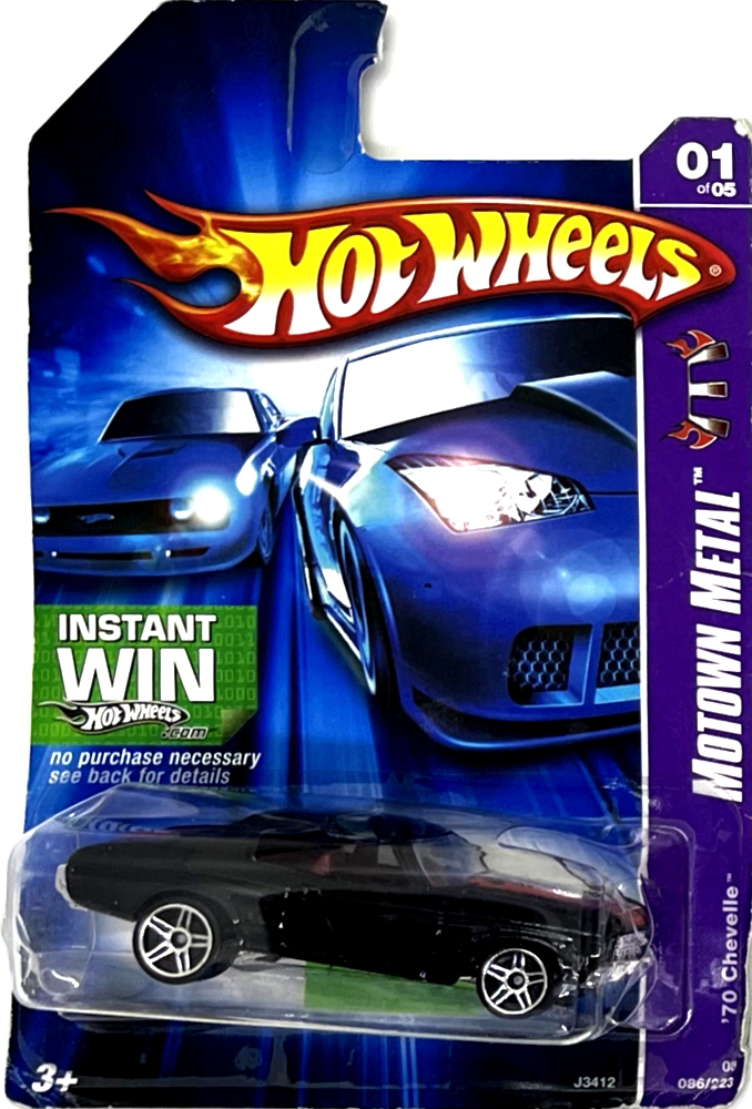Hot Wheels - '70 Chevelle Black (C5)