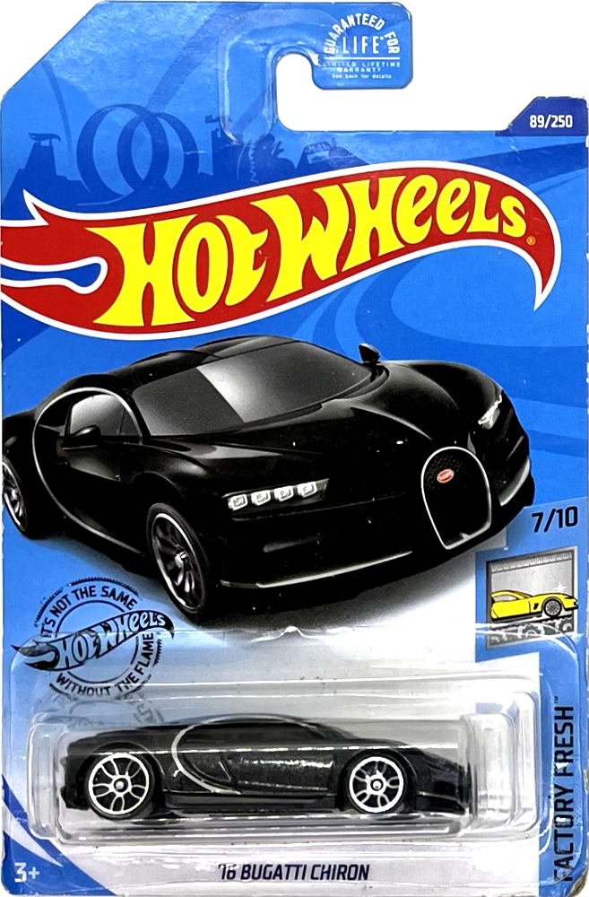 Hot Wheels - '16 Bugatti Chiron Black (C6)