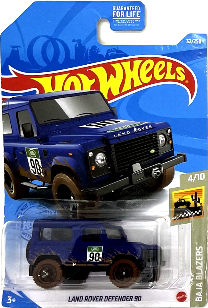 Hot Wheels - Land Rover Defender '90 Blue (C6)