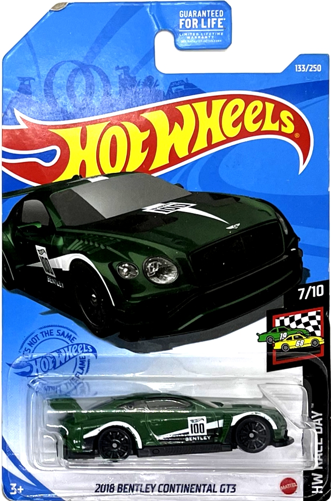 Hot Wheels - 2018 Bentley Continental GT3 Darkgreen (C6)