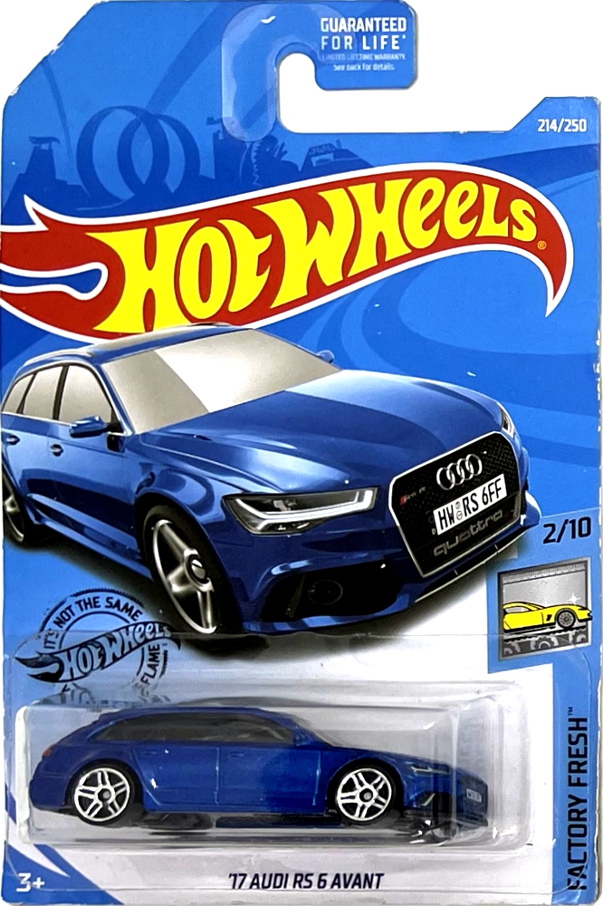 Hot Wheels - '17 Audi RS 6 Avant Darkblue (C6)