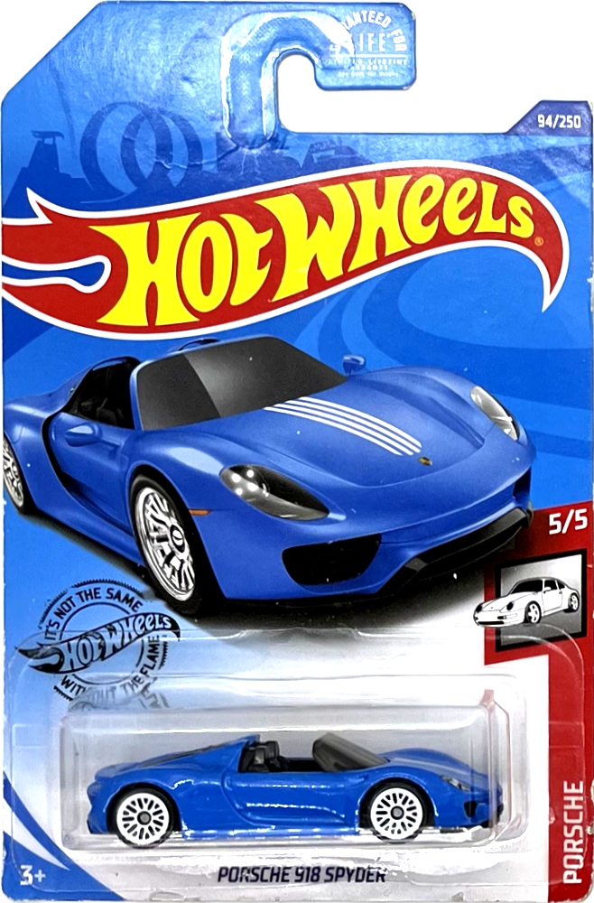 Hot Wheels - Porsche 918 Spyder Lightblue (C6)