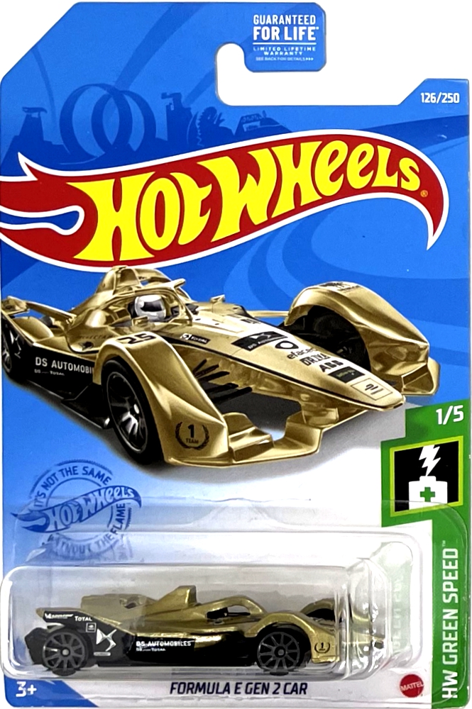 Hot Wheels - Formula E Gen 2 Car Gold (C7)