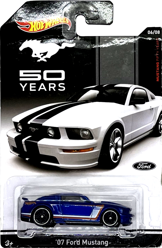 Hot Wheels - '07 Ford Mustang Blue (C8)