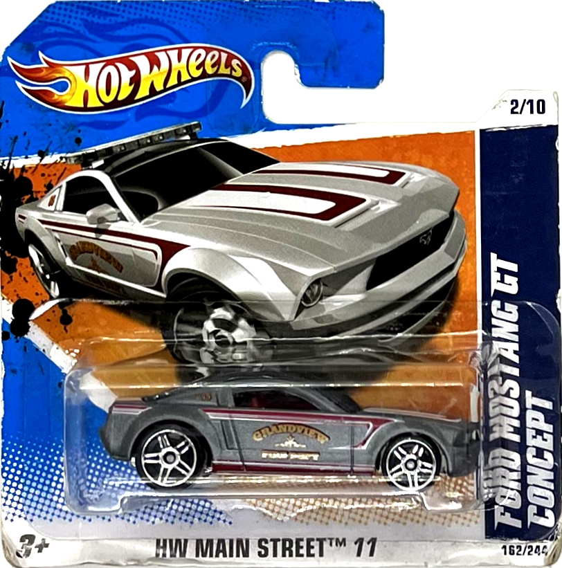 Hot Wheels - Ford Mustang GT Concept Grey SHORT CARD (C8)