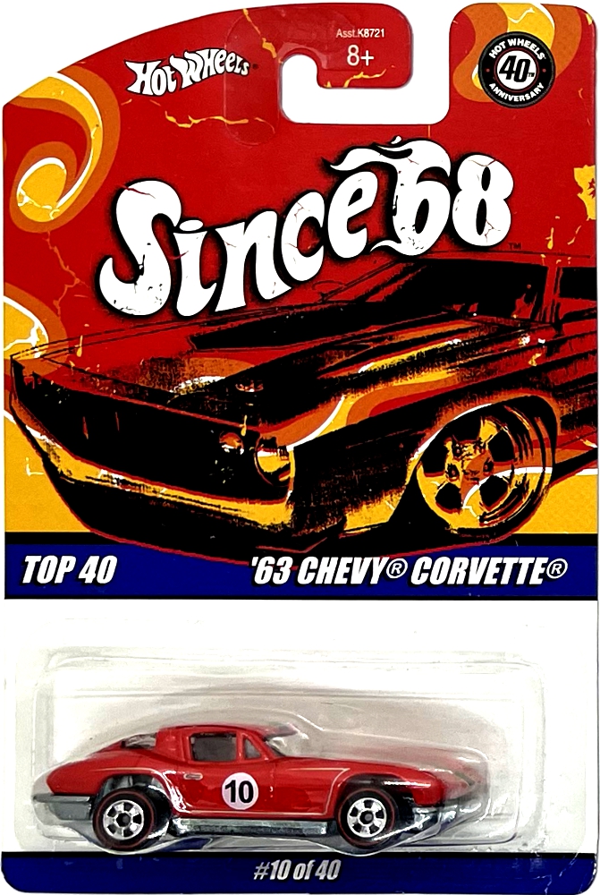 Hot Wheels - '63 Chevy Corvette Red (C8)