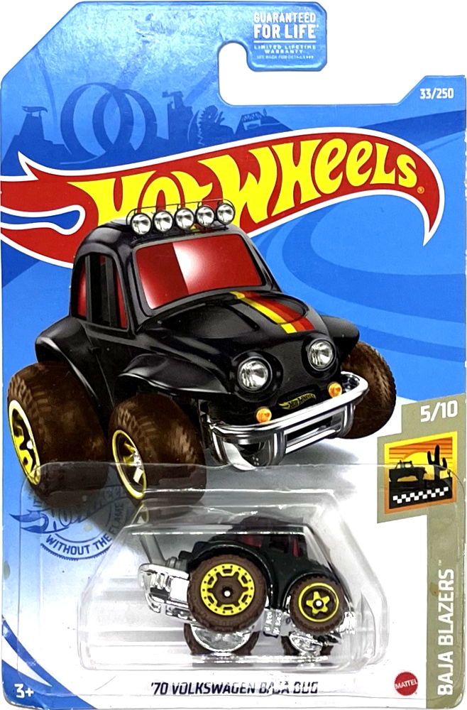 Hot Wheels - '70 Volkswagen Baja Bug Black (C9)