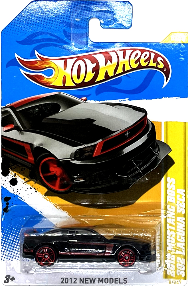 Hot Wheels - 2012 Mustang Boss 302 Laguna Seca Black (C9)