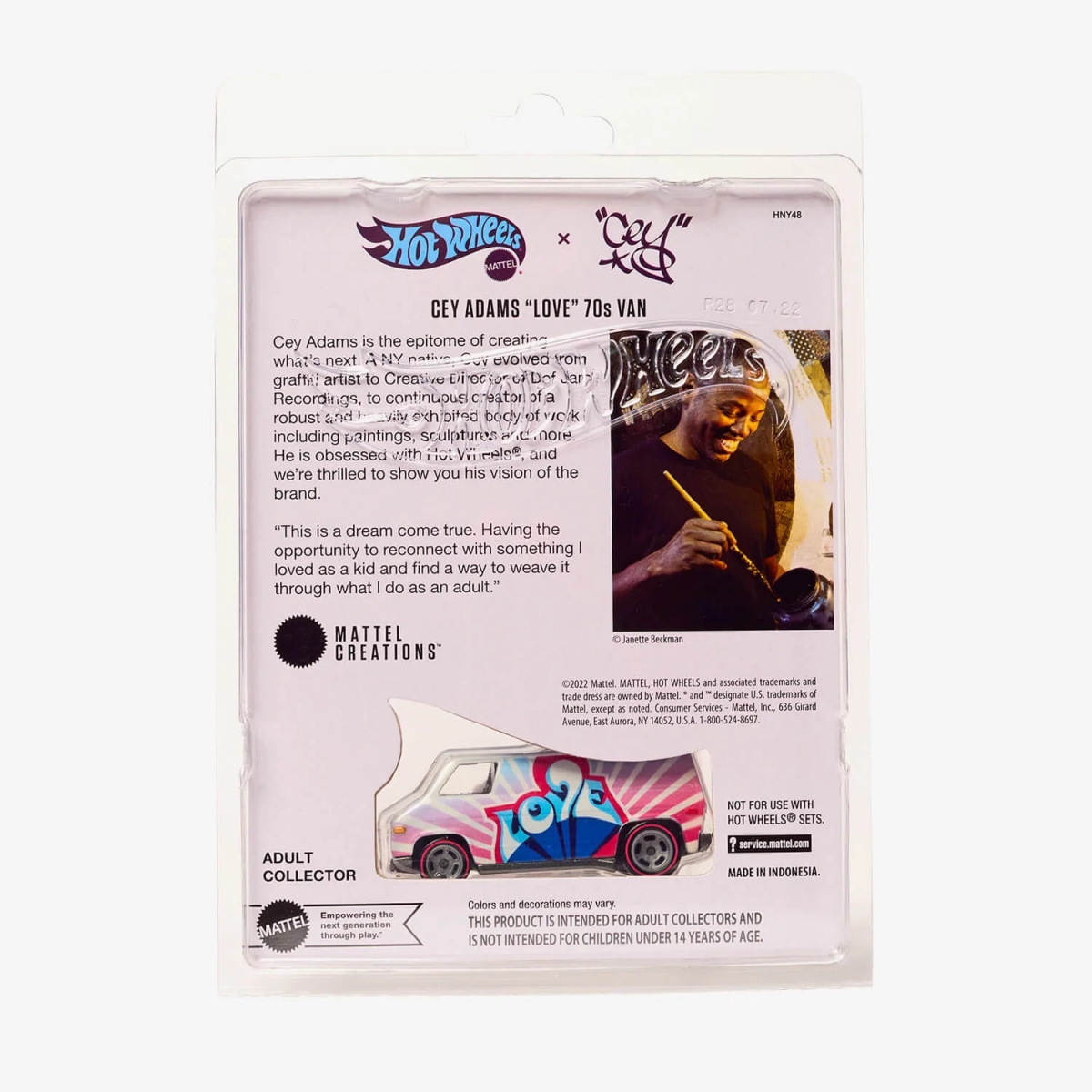 Hot Wheels - Cey Adams “LOVE” 70’s Van HNY48