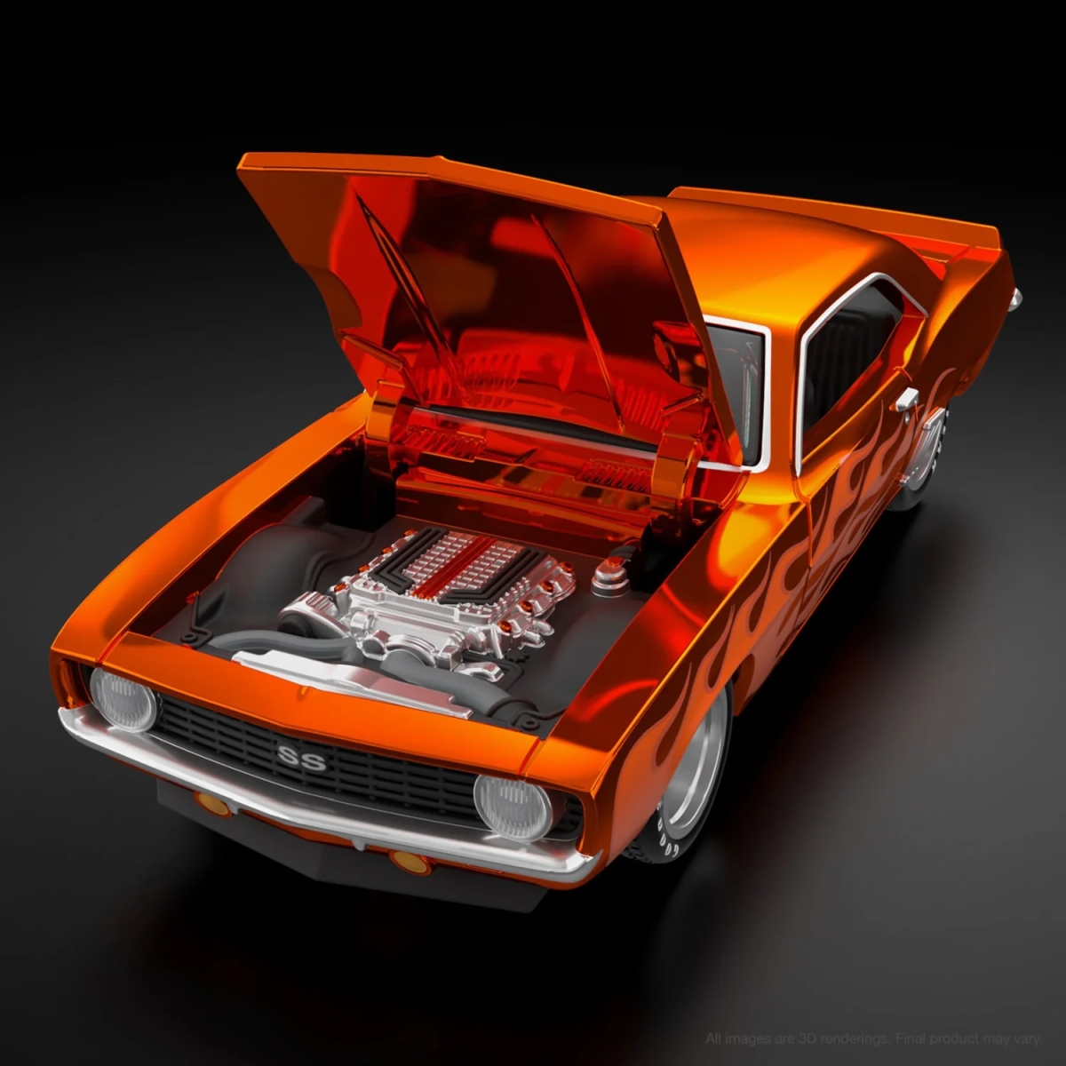 Hot Wheels - RLC sELECTIONs 1969 Chevy Camaro SS - Bright Orange HGK83