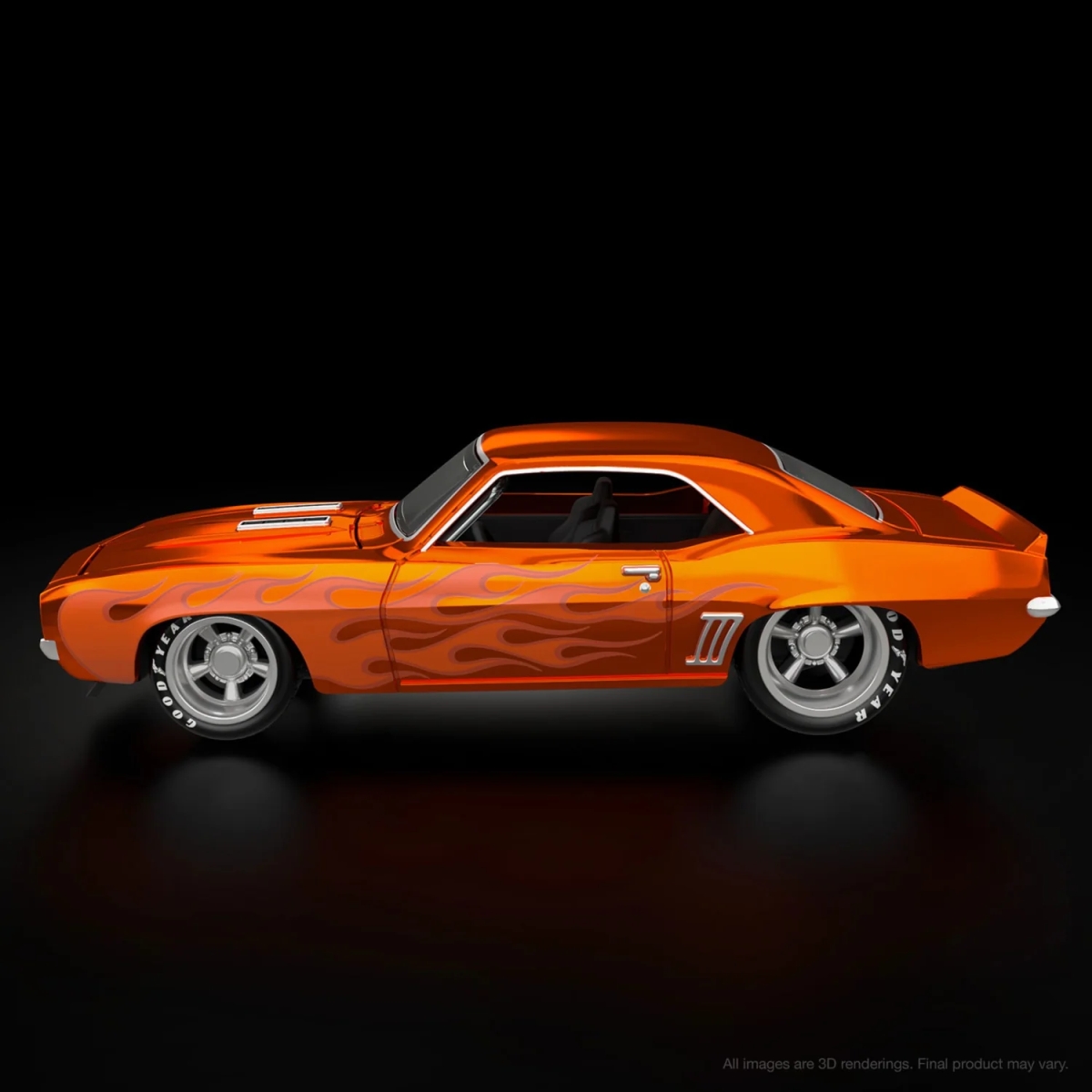 Hot Wheels - RLC sELECTIONs 1969 Chevy Camaro SS - Bright Orange HGK83