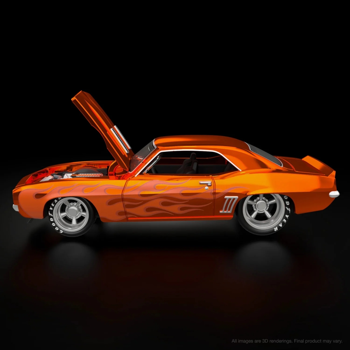Hot Wheels - RLC sELECTIONs 1969 Chevy Camaro SS - Bright Orange HGK83